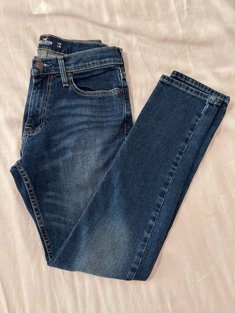 Hollister Dark Wash Skinny Jeans Size 28